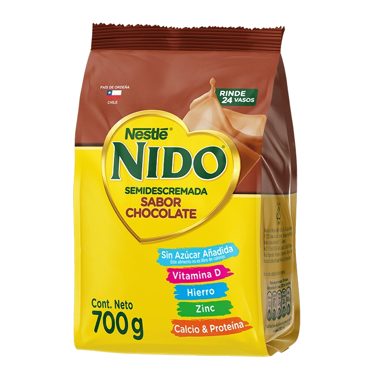 Leche NIDO® Semidescremada sabor chocolate